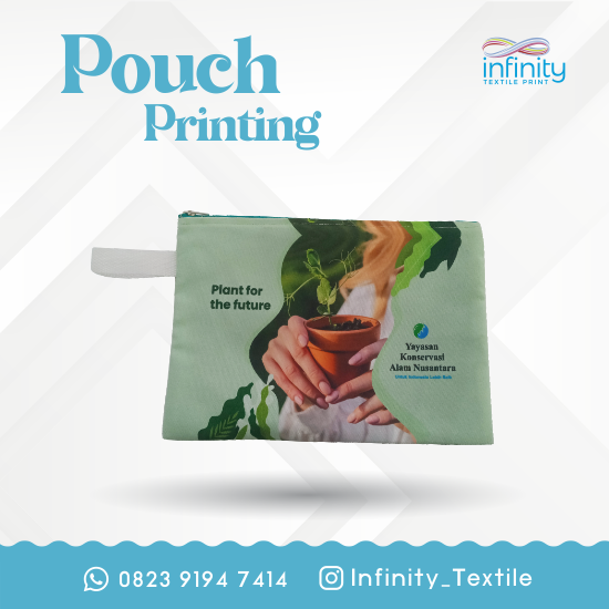 Pouch Fullprinting  uk 27 x 20 cm Besar