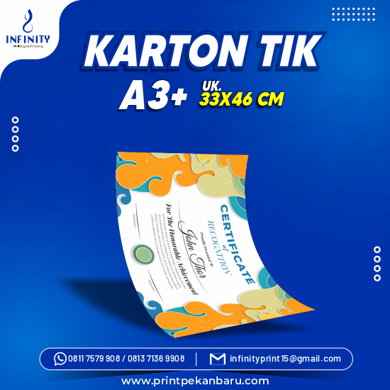 Laser Karton Tik A3+ 33 x 46 cm