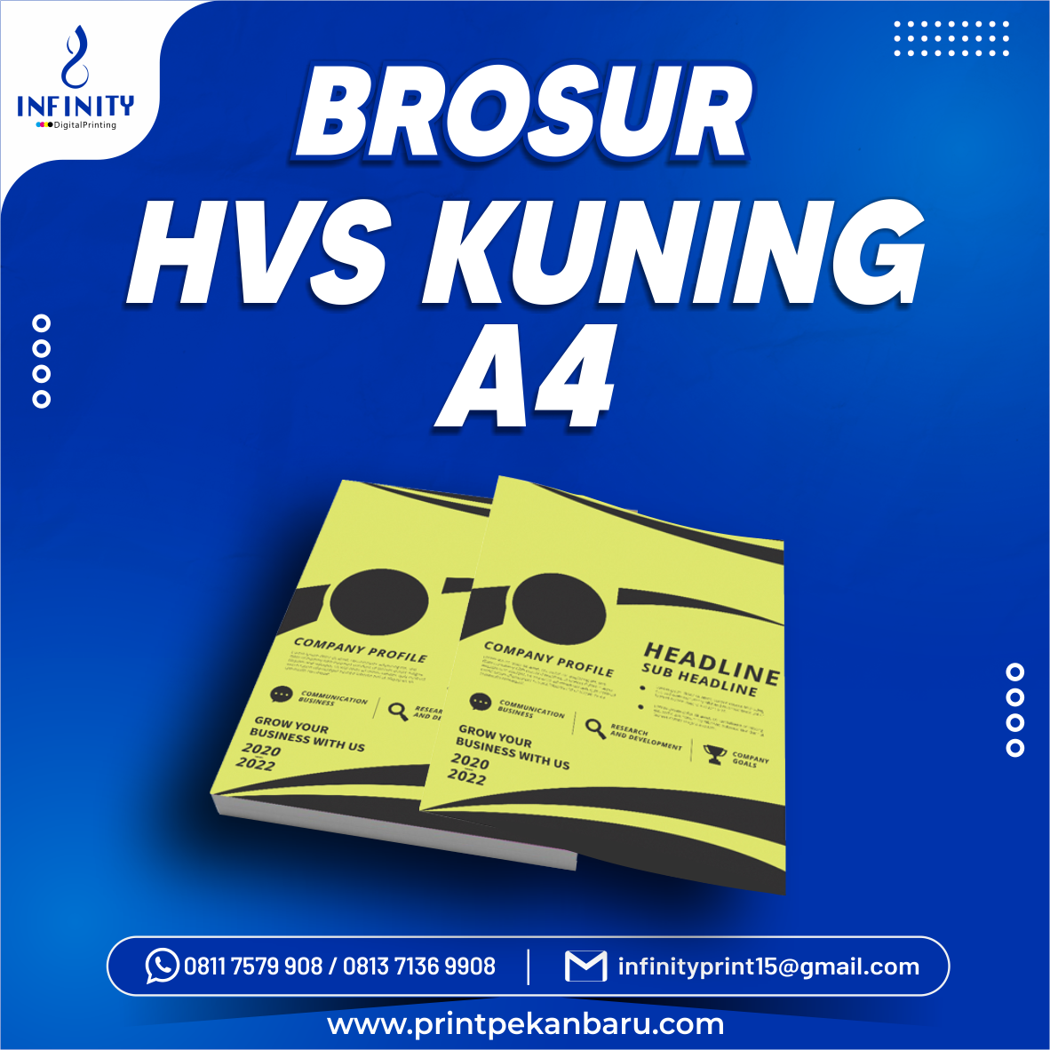 Brosur HVS Kuning A4