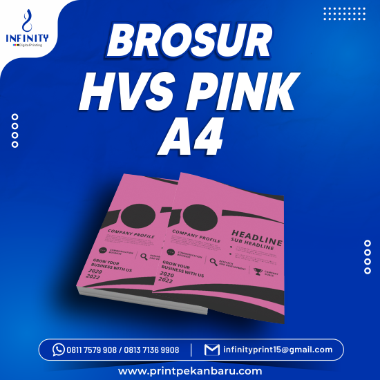 Brosur HVS Pink A4