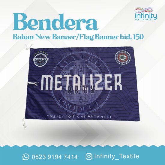 Bendera Bahan Newbanner/Flag Banner Bidang 150
