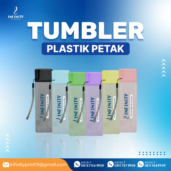 Tumbler Plastik Petak