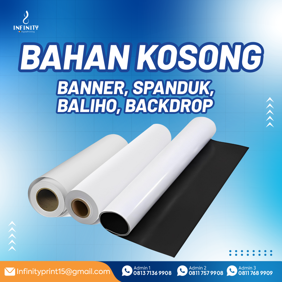 Bahan Kosong Banner, Spanduk, Baliho & Backdrop Outdoor