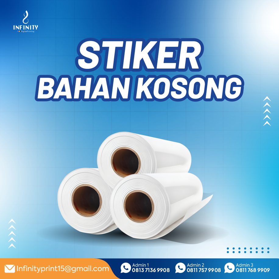 Bahan Stiker Kosong